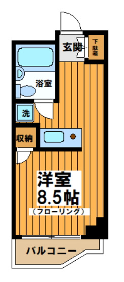 【間取り】 | ビューパレー新宿新都心