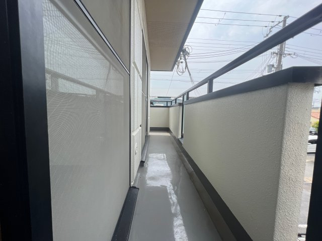 リバティ田寺のバルコニー