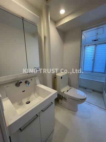 サウスサンの洗面所|ゆったりとスペースのある洗面所