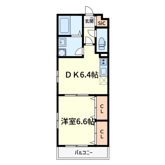 【間取り】 | チャルテ高槻富田A棟