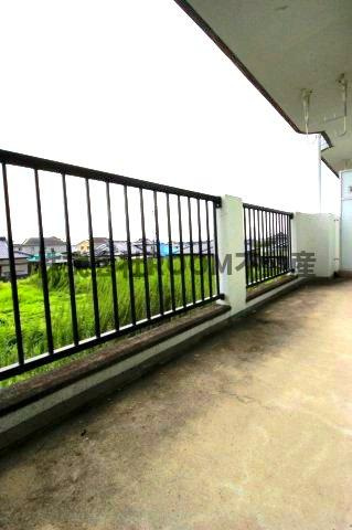 日の出マンションのバルコニー|バルコニー付きです