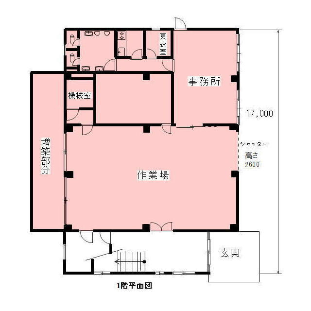 揖斐郡揖斐川町三輪の倉庫の間取り