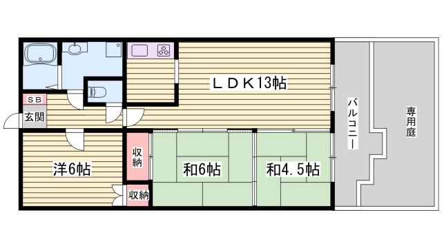 ロワイヤル太子の間取り