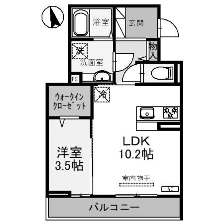 【間取り】 | ラルジュ飯塚