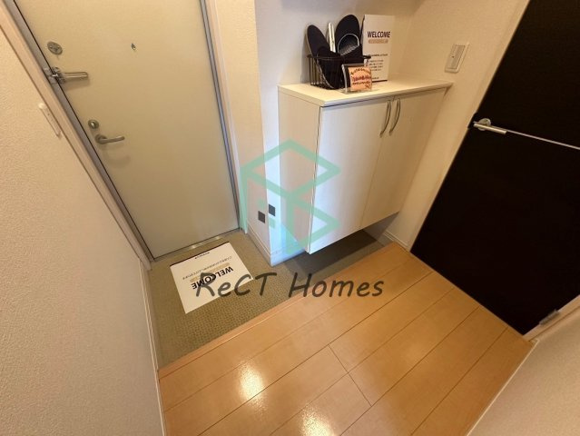 姫路市飾磨区細江の賃貸マンションの玄関