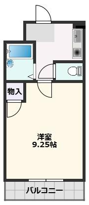 【間取り】 | 朝日が丘尾田ハイツ