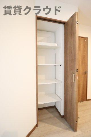 ソルグランデの収納|ちょっとした収納スペースも充実しています