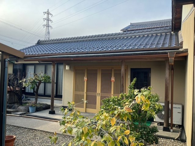 中古戸建　大垣市荒尾町　昭和59年築　平屋建ての外観|現地(2024年3月1日)撮影