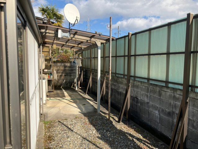 中古戸建　大垣市荒尾町　昭和59年築　平屋建ての庭