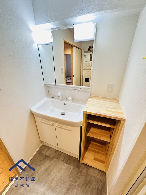 長丘西公園ハウスの独立洗面台