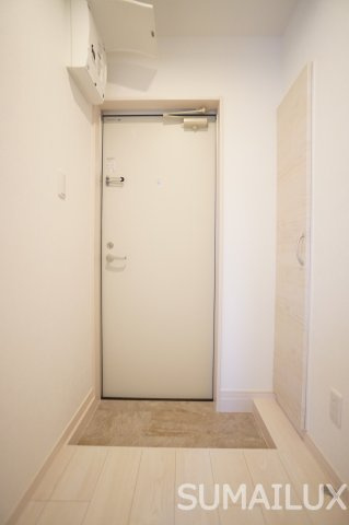 熊本市中央区南熊本１丁目のアパートの玄関
