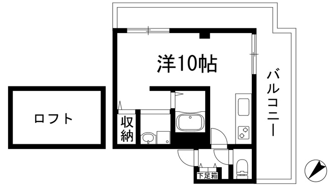 【間取り】 | 吉永ビル鼓ヶ滝駅前　