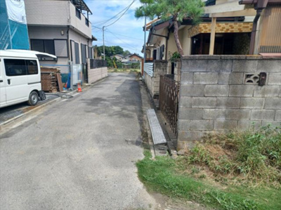 【前面道路含む現地写真】 | 熊谷市石原 650万 土地