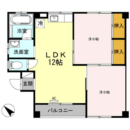 メゾン都原の間取り