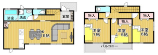 【間取り】 | 高槻市柳川町2丁目3号棟　新築戸建