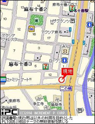 【地図】 | エスコート麻布十番