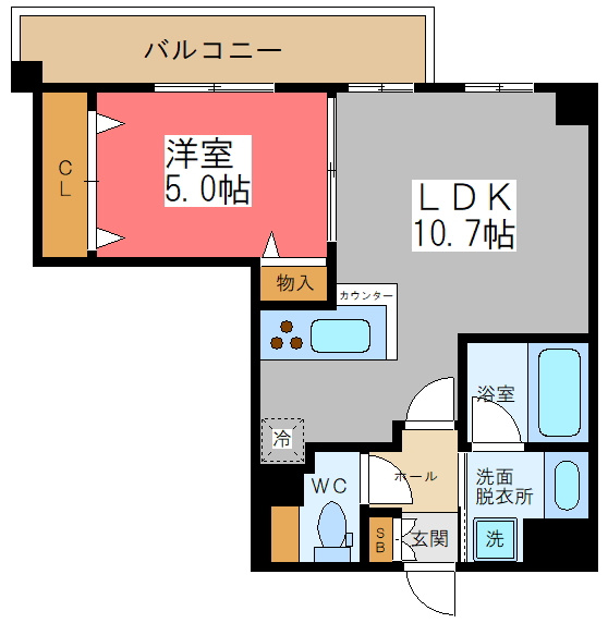 ハイムローゼⅦの間取り