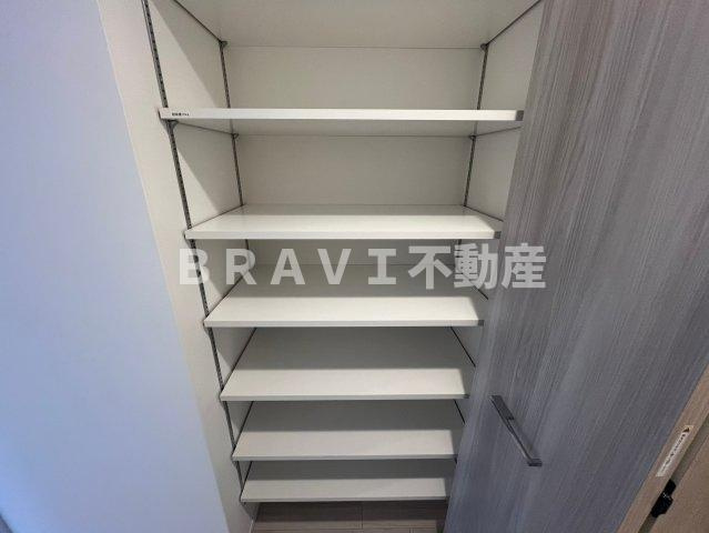 レジュールアッシュ谷町四丁目グランクラスの収納|便利な収納スペースです
