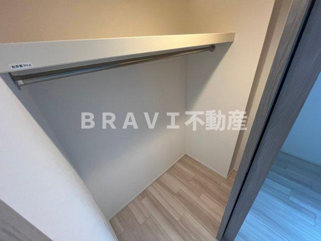 レジュールアッシュ谷町四丁目グランクラスの収納|専用の収納スペースです