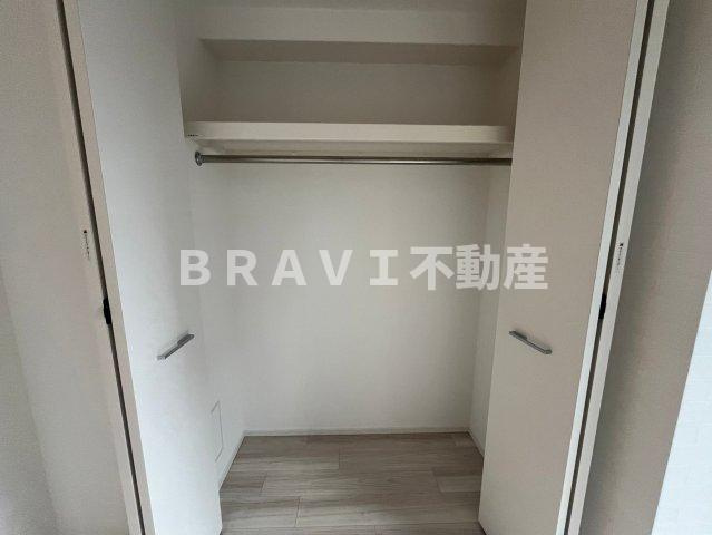 レジュールアッシュ谷町四丁目グランクラスの収納|大きなものも収納できそうです