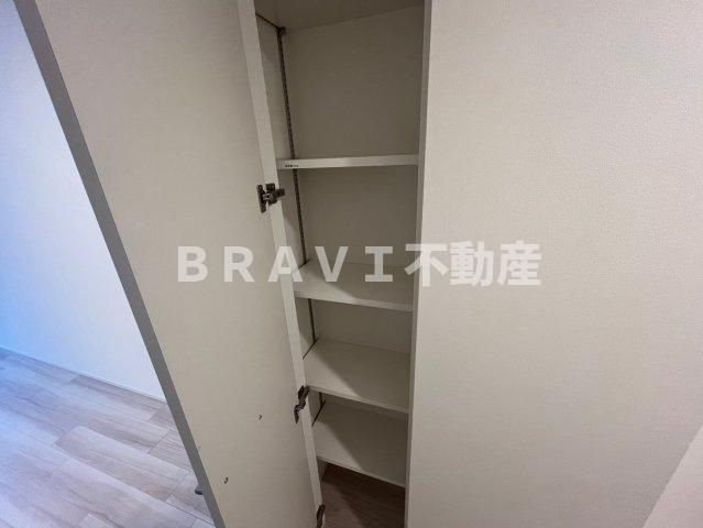 レジュールアッシュ谷町四丁目グランクラスの収納|大きなスペースがあり、収納には困りません