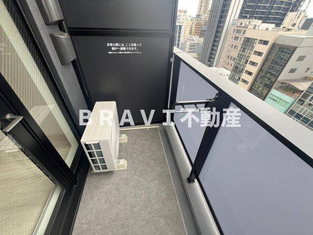 レジュールアッシュ谷町四丁目グランクラスのバルコニー