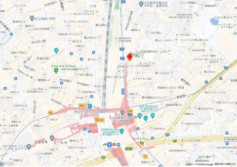 渋谷地下鉄ビルディングの地図