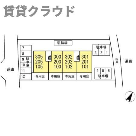 パストラルの区画図