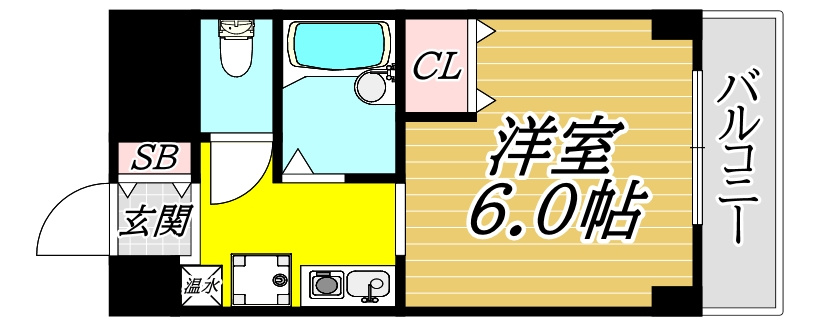 エンデバー武庫之荘の間取り