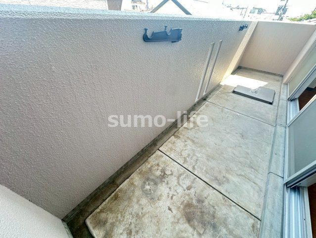 芦屋三木マンションのバルコニー
