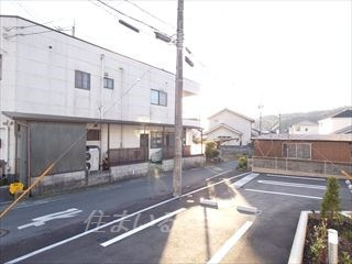 広島市安佐北区三入６丁目のアパートの展望|募集のお部屋（103号室）からの眺望です！