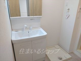 広島市安佐北区三入６丁目のアパートの洗面所|シャンプードレッサー