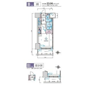 リヴシティ栄の間取り
