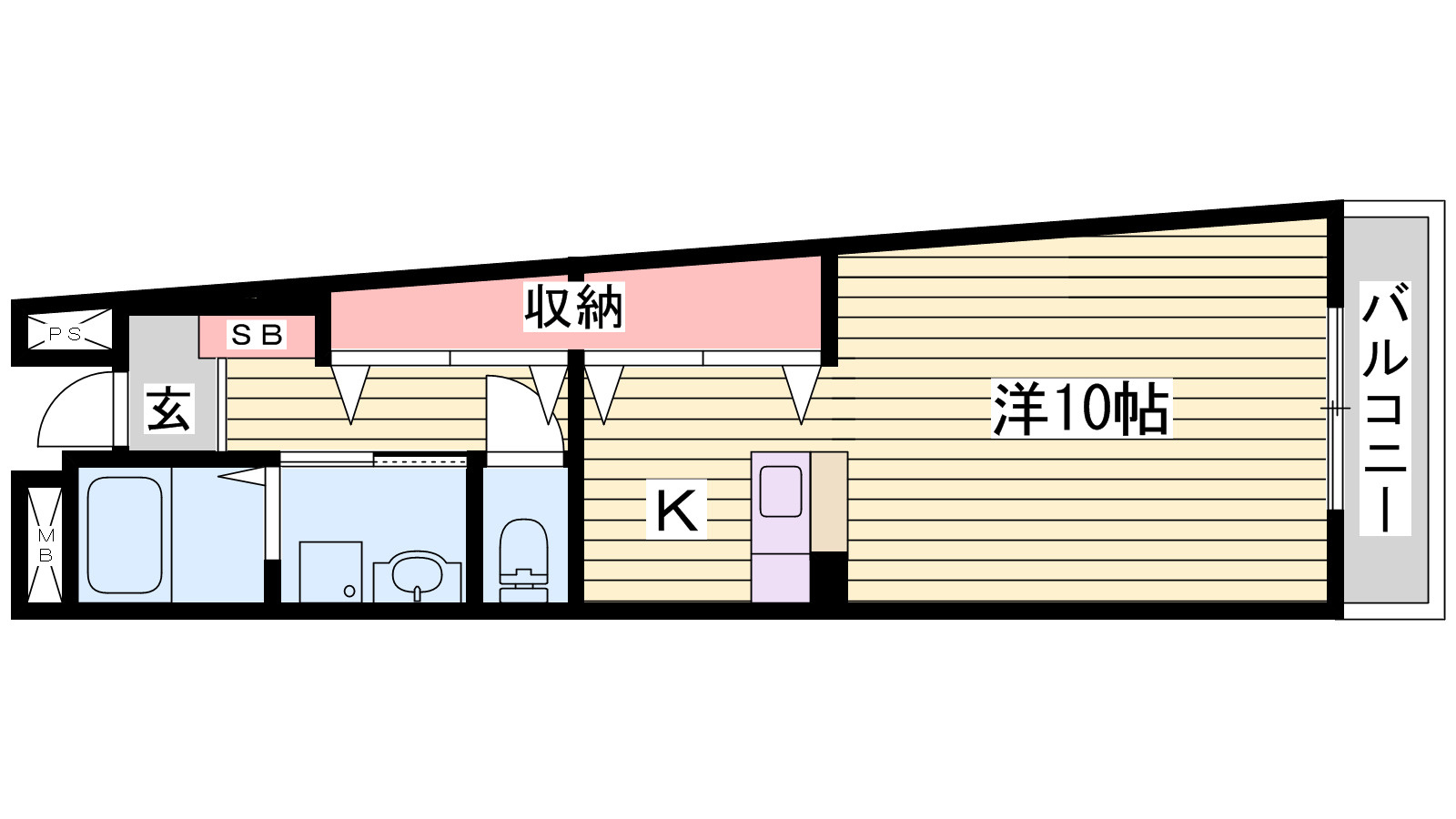 ボニート　カージェⅢの間取り