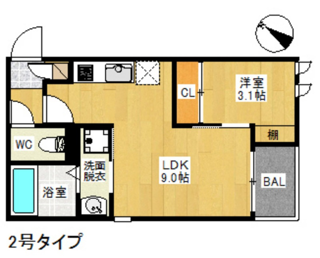 【間取り】 | REGALEST美野島
