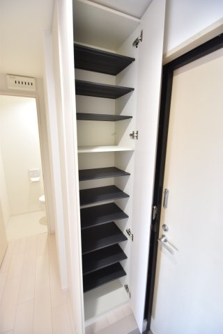 大阪市城東区成育１丁目の賃貸マンションの玄関