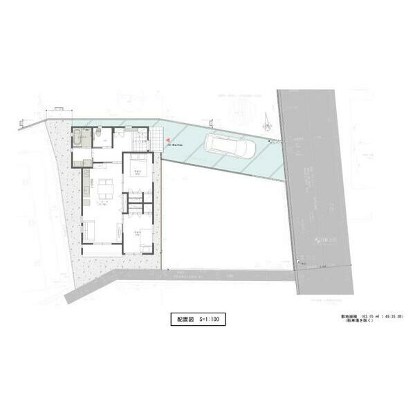 日置荘西町6丁平屋戸建の駐車場
