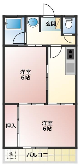 【間取り】 | 牛川グリーンハイツ