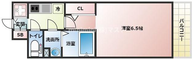 エスリード玉造 THE CLASSの間取り