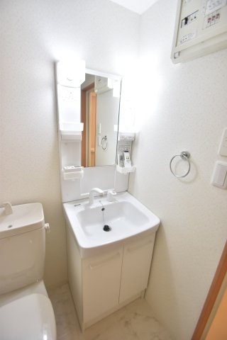 大阪市城東区鴫野西３丁目の賃貸マンションの洗面所