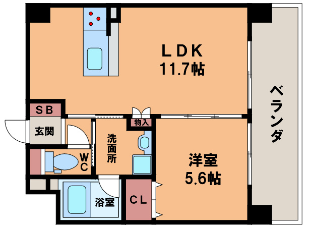 【間取り】 | ハイケンスライフ真法院