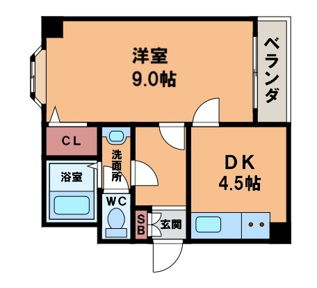 【間取り】 | アパルト四天王寺Ⅱ