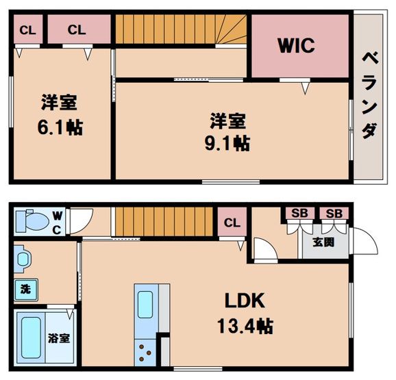 【間取り】 | ルミエール北河堀