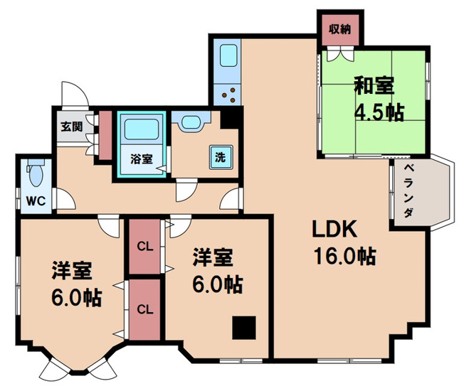 【間取り】 | アネックスあしべ