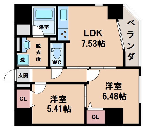 【間取り】 | レジデンスＪＵＫＯ天王寺