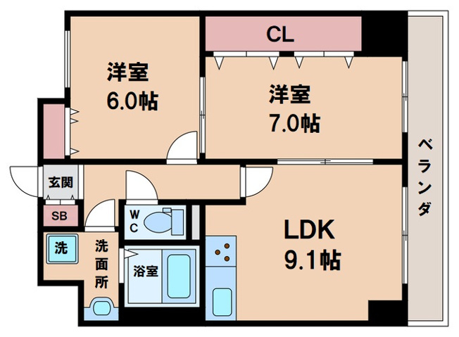【間取り】 | グランデュール林寺
