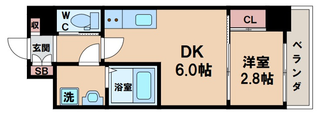 【間取り】 | ファーストフィオーレ天王寺