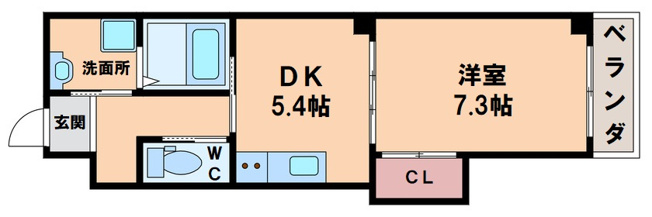【間取り】 | ヴィーブル寺田町Ⅱ