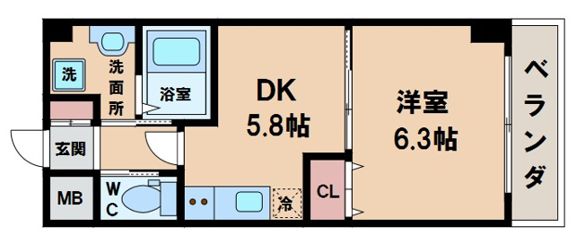 【間取り】 | ハイツ栄和