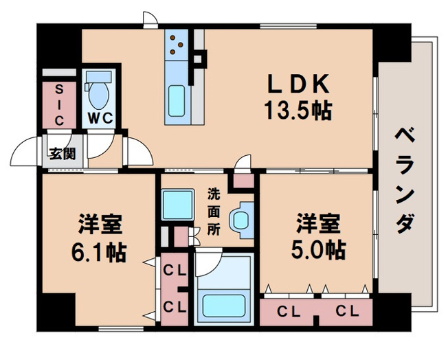 【間取り】 | プレサンス四天王寺